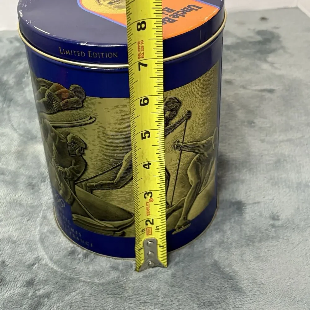 1992 Olympic Winter Games Uncle Ben’s Rice Tin Vintage